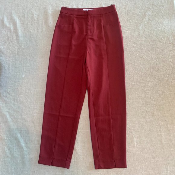 High Waisted Cropped Dress Pants - Picture 1 of 3